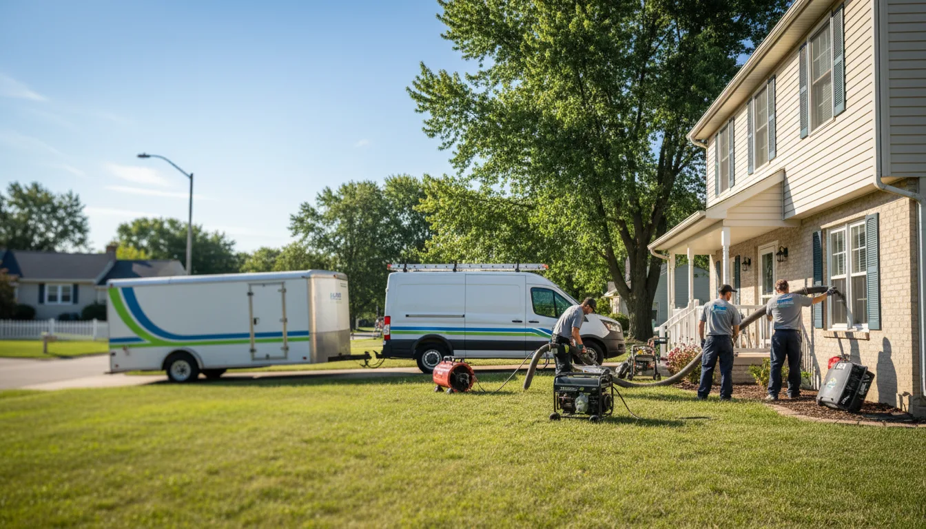 Flooded Basement Restoration And Cleanup With Repair in Winfield, KS near me